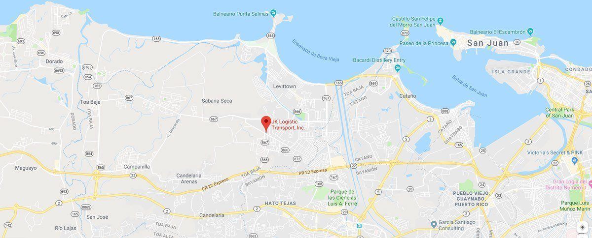 JK Logistic Transport en Google Maps